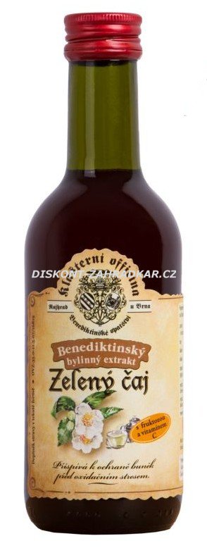 Bylinný fruktózový sirup ZELENÝ ČAJ 290 g DMT 4/26 Bylinný fruktózový sirup ZELENÝ ČAJ 290 g DMT 4/26