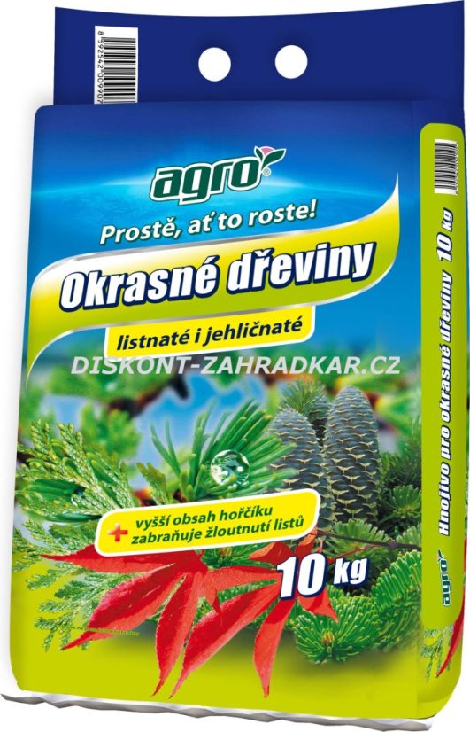 Hnojivo pro okrasné dřeviny 10kg pytel