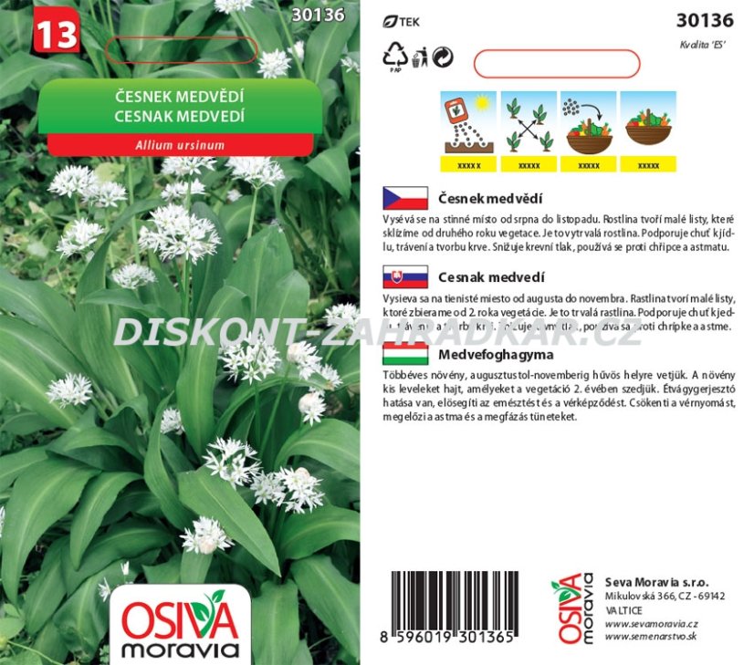 30136 Česnek medvědí 0,5g / 3505