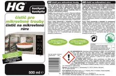 HG 52605 Čistič pro mikrovlnné trouby 500ml + 30%ZDARMA