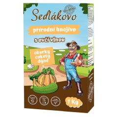 Sedlákovo hnojivo s ovčí vlnou na okurky, cukety a dýně 1 kg
