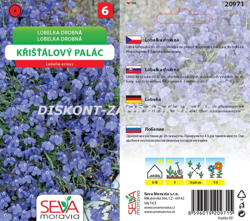 20971 Lobelka dr. Křišťálový palác 0,2g / 4208