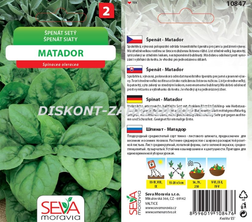 10847 Špenát Matador 8g / 3202 10847 Špenát Matador 8g / 3202