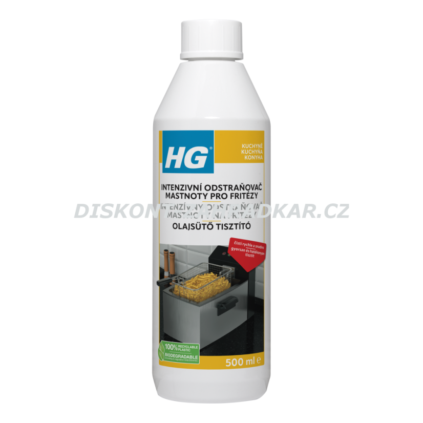 HG 61605 Intenzivní odstraňovač mastnoty pro fritézy 500ml