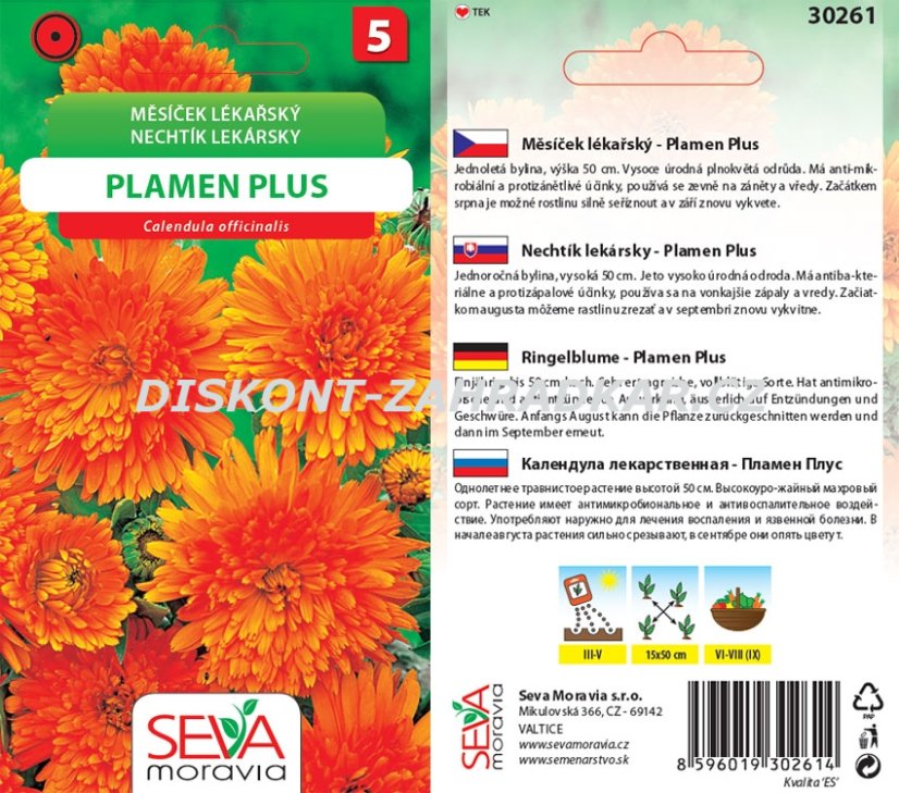 30261 Měsíček lékařský Plamen Plus 2g / 3607