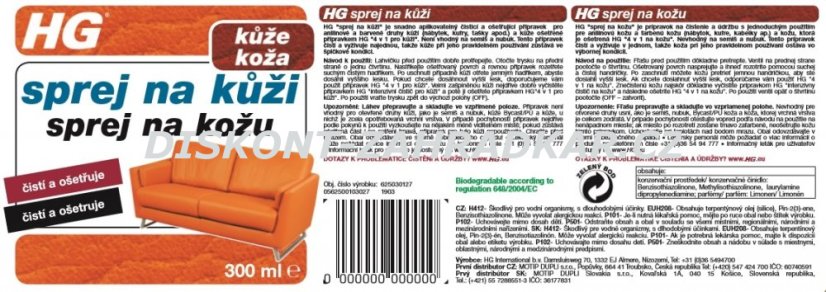 HG 62503 Sprej na kůži 300ml