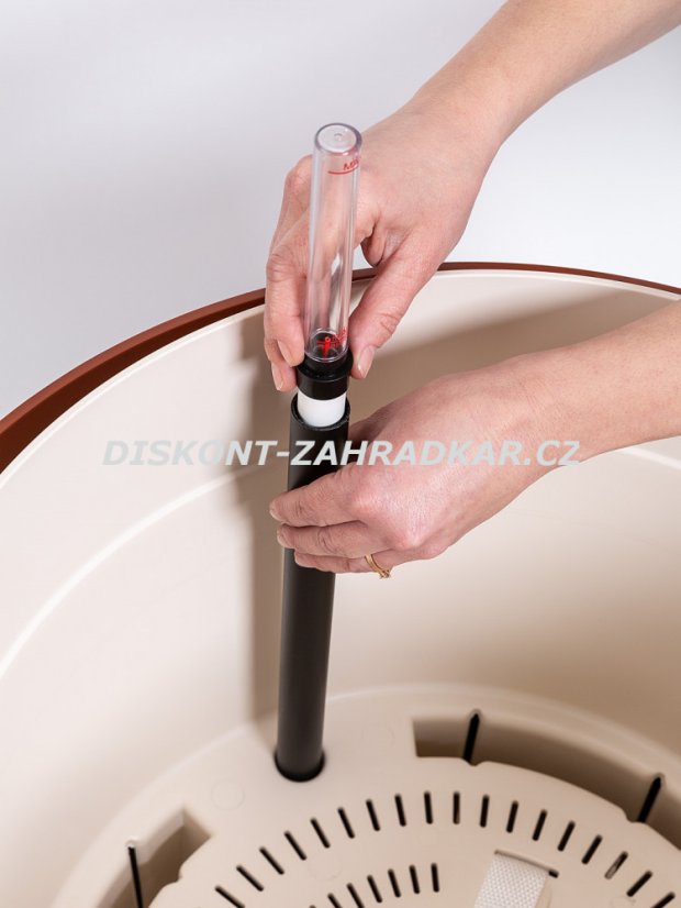 Samozavlažovací velkoobjemová nádoba Berberis 55 antracit+zelená