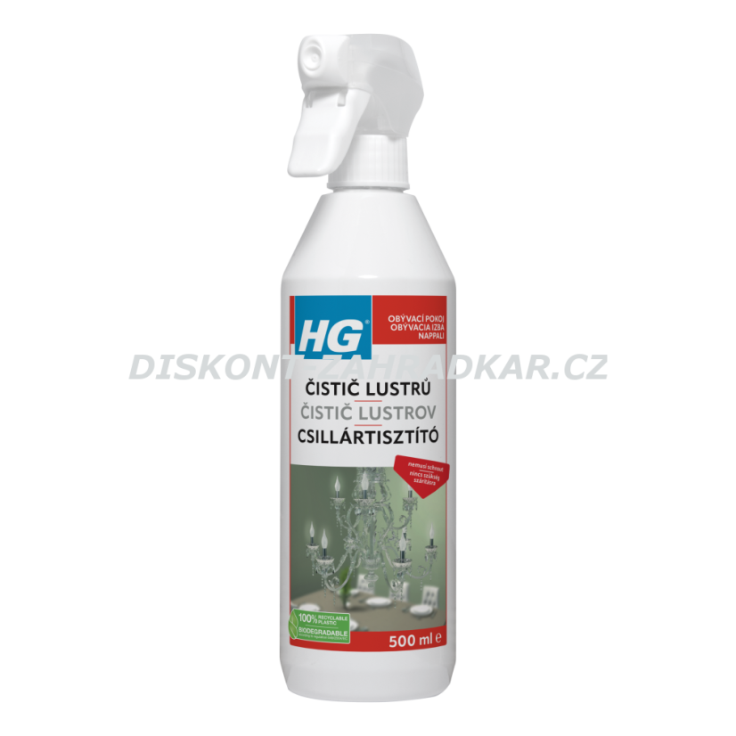 HG 16705 Čistič lustrů ve spreji 500 ML