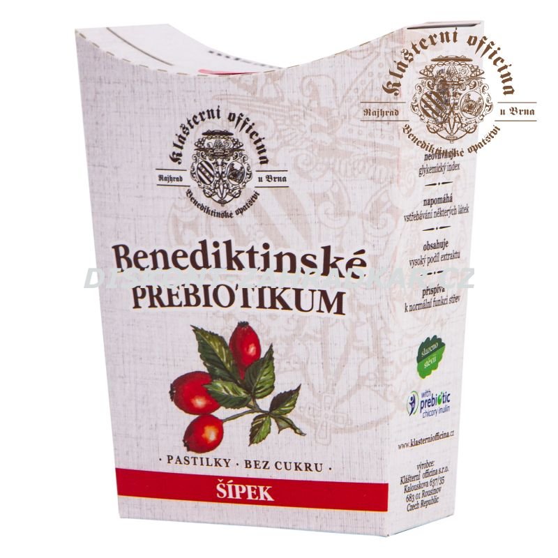 Bylinné prebiotické pastilky - Šípek 20ks