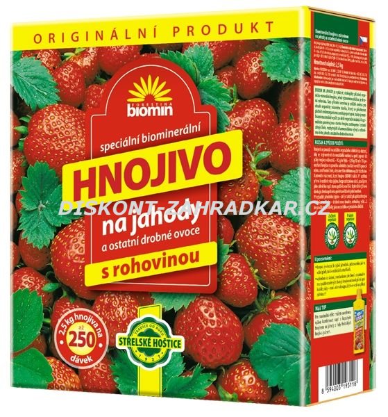Biomin hnojivo na jahody 2,5kg