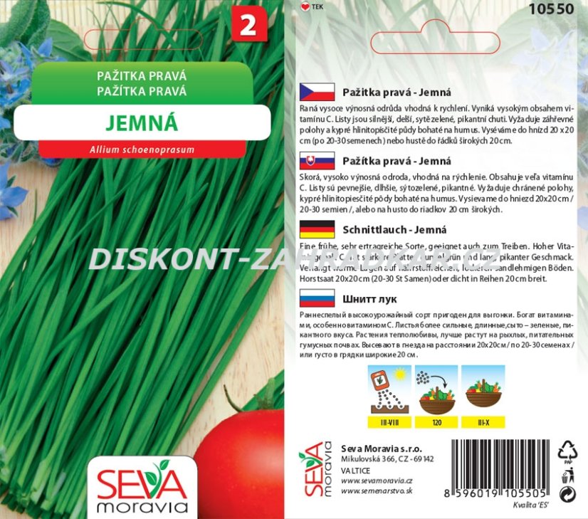 10550 Pažitka Jemná 1,5g / 2306