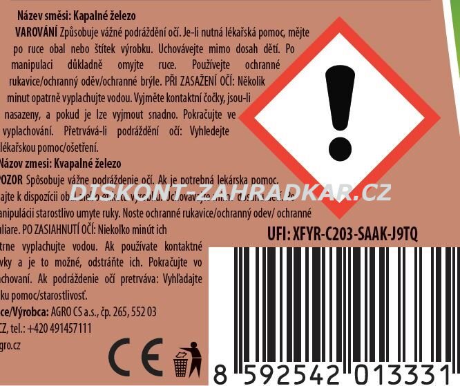 Agro Kapalné železo 500ml