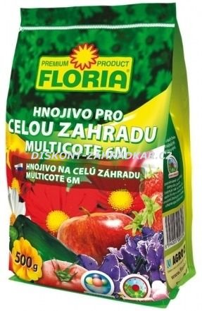 FLORIA Hnojivo pro celou zahradu - MULTICOTE 500g FLORIA Hnojivo pro celou zahradu - MULTICOTE 500g