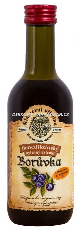 Bylinný fruktózový sirup BORŮVKA 290 g