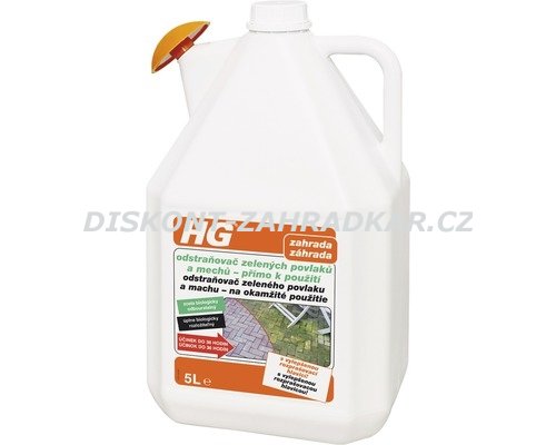 HG 52750 Odstraňovač zelených povlaků a mechů 5L NEZASÍLÁME