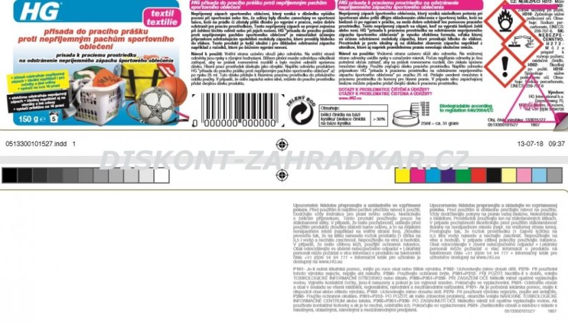 HG 13305 Přísada do prac. prášku 500g