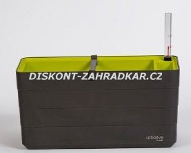 Truhlík Berberis 40 cm Antracit + zelená