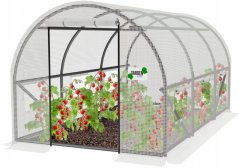 Foliovník segmentový 3x2x2m BÍLÝ / CH5569