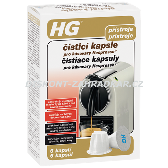 HG 67800 Čistící kapsle pro kávovary Nespresso (6 kapslí)