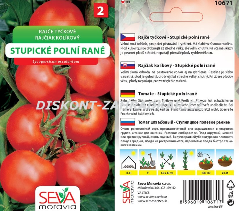 10671 Rajče Stupické polní rané 0,15g / 2511