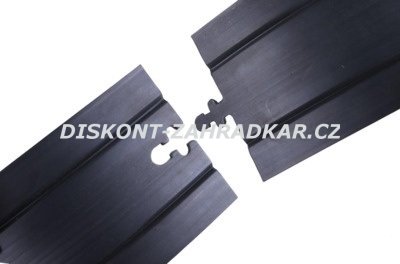 Neviditelný obrubník - Obrubník zahradní skrytý 12 m / 12 cm černý