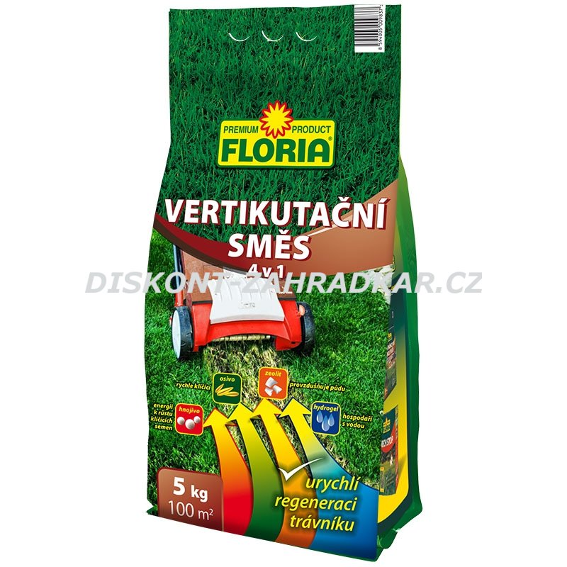 FLORIA Vertikutační směs 4v1 5 kg FLORIA Vertikutační směs 4v1 5 kg