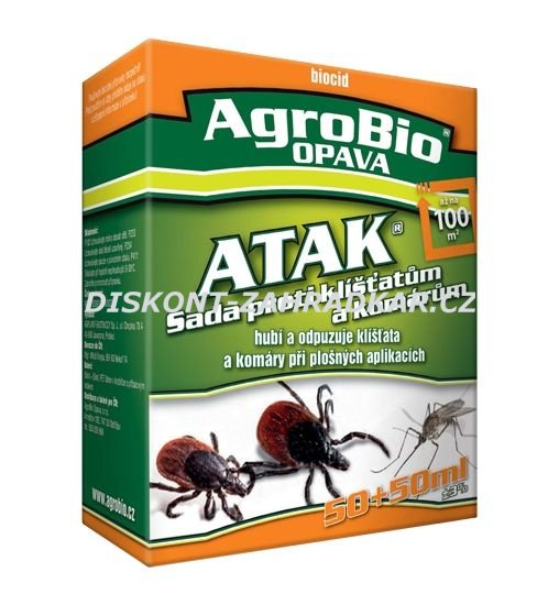 ATAK sada proti klíšťatům 100+100ml ATAK sada proti klíšťatům 100+100ml