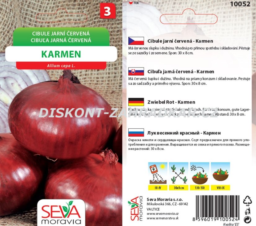 10052 Cibule KARMEN ČERVENÁ 1,5g / 1201
