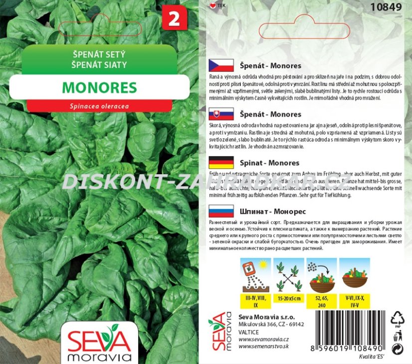10849 Špenát Monores 8g / 3203
