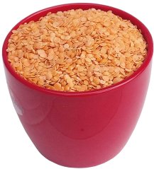Čočka červená  půlená 5kg VELKÉ BALENÍ