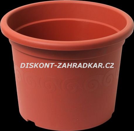 Plastia květináč Narcis 23 cm teracota