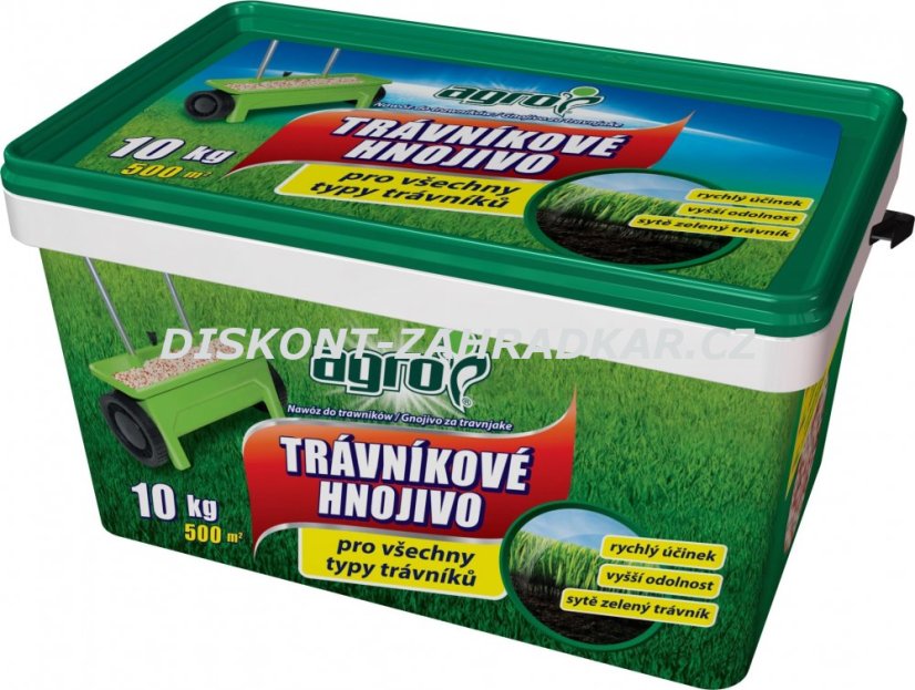 AGRO Trávníkové hnojivo plast. kb. 10kg