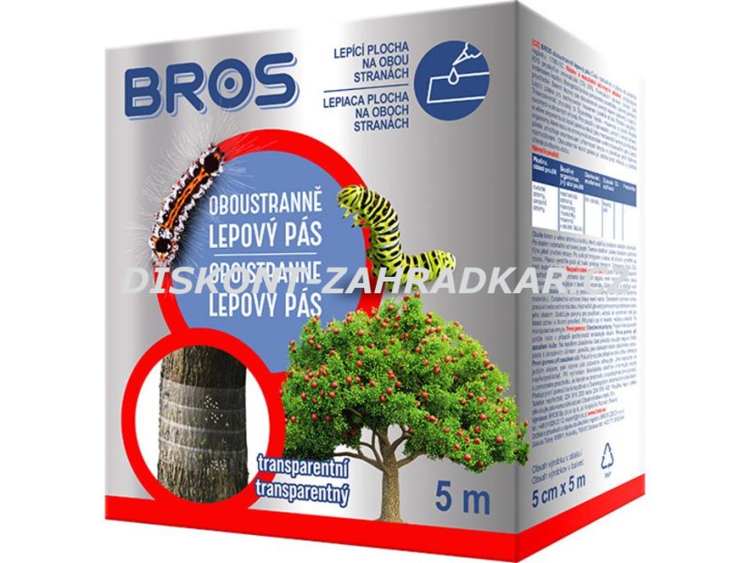 Bros oboustranně lepový pás 5m Bros oboustranně lepový pás 5m