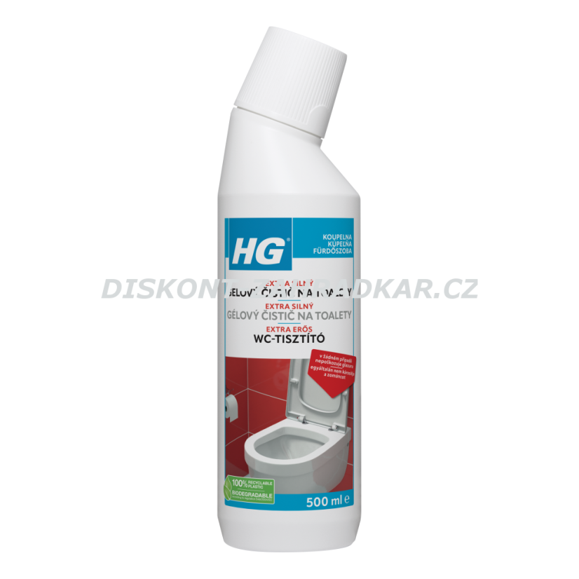 HG 32205 Extra silný čistič na toalety 500ml
