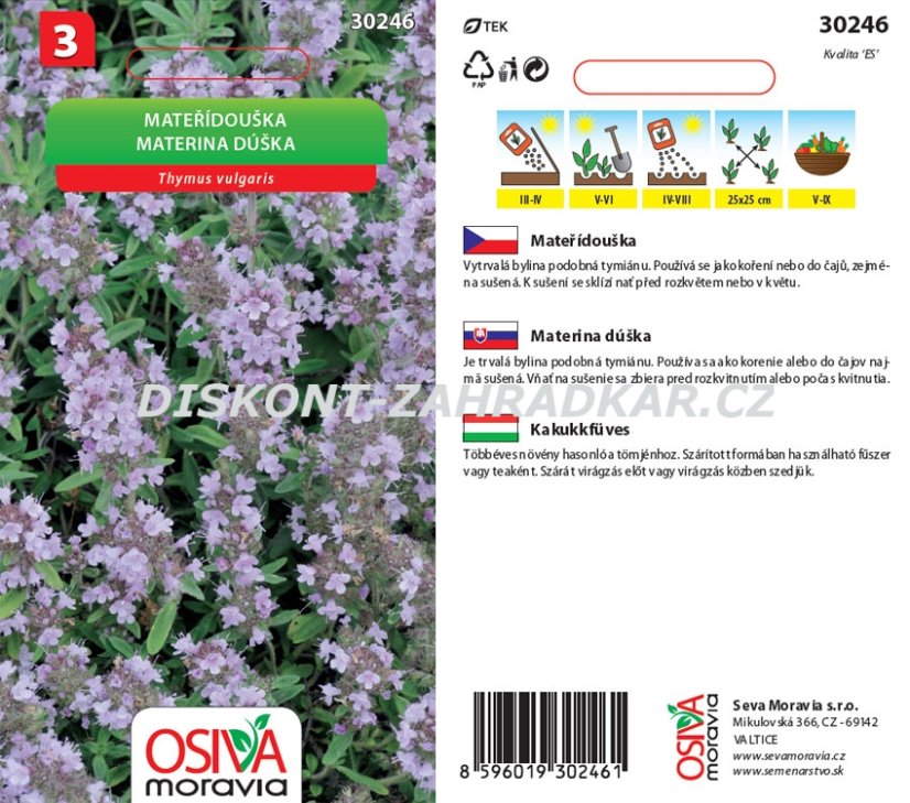 30246 Mateřídouška 0,1g / 3605