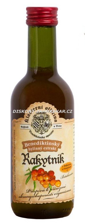 Bylinný fruktózový sirup RAKYTNÍK 290 g
