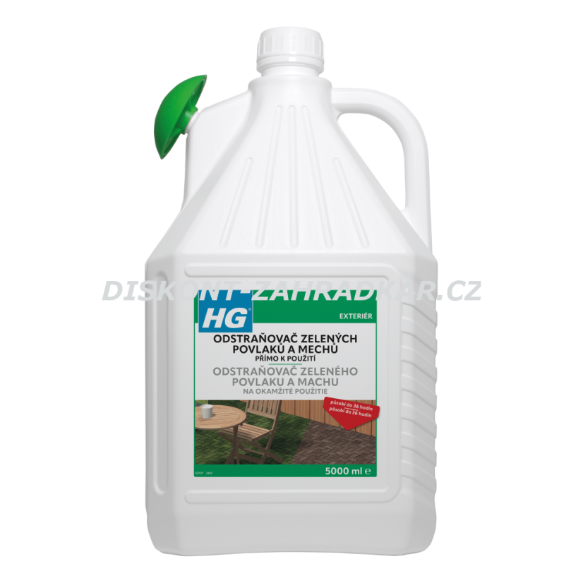 HG 52750 Odstraňovač zelených povlaků a mechů 5L NEZASÍLÁME