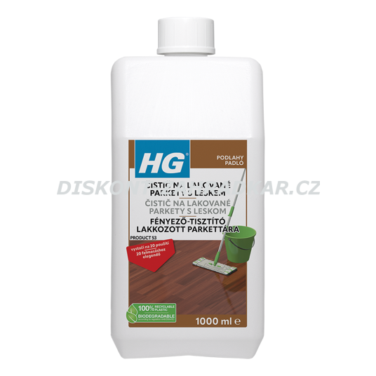 HG 46710 Čistič s leskem pro parketové podlahy 1000ml