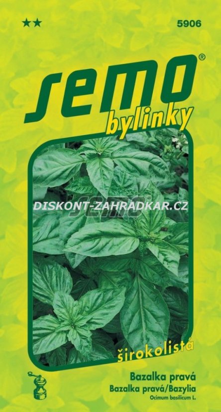 459062 Bazalka pravá Dark Green 1g / 3411