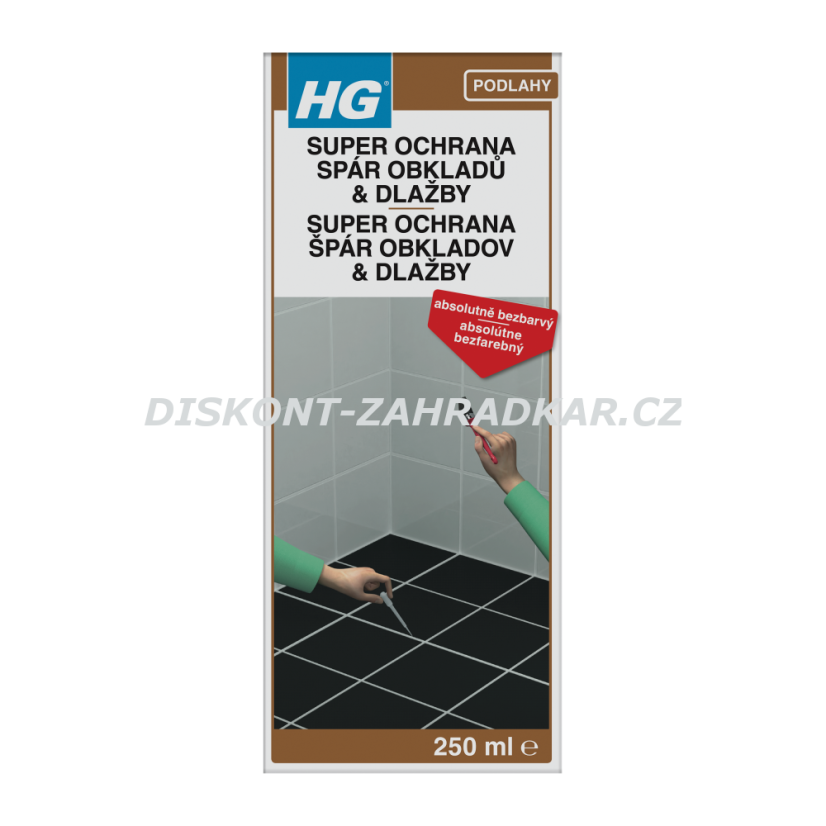 HG 24403 Super ochrana spár obkladů a dlažby 250 ml