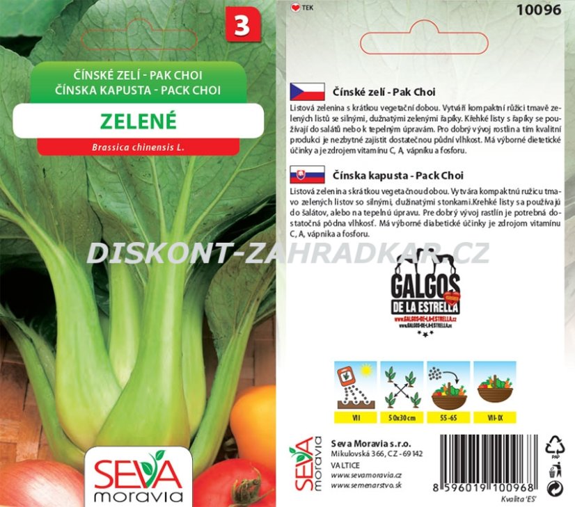 10096 Čínské zelí Pack Choi zelené 0,4g / 2310