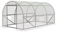 Foliovník segmentový 3x2x2m BÍLÝ / CH5569