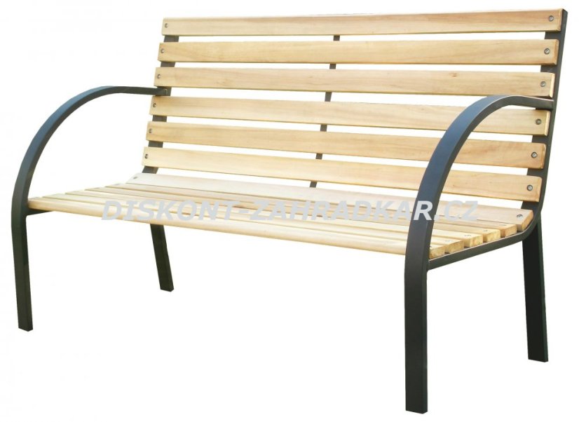 CH2790 Lavička zahradní pro 2 osoby 120x60x80