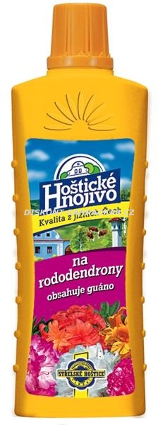 Hoštické hnojivo s guánem Rododendrony a azalky 500ml Hoštické hnojivo s guánem Rododendrony a azalky 500ml