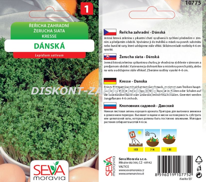 10775 Řeřicha zahradní Dánská 5g / 2911
