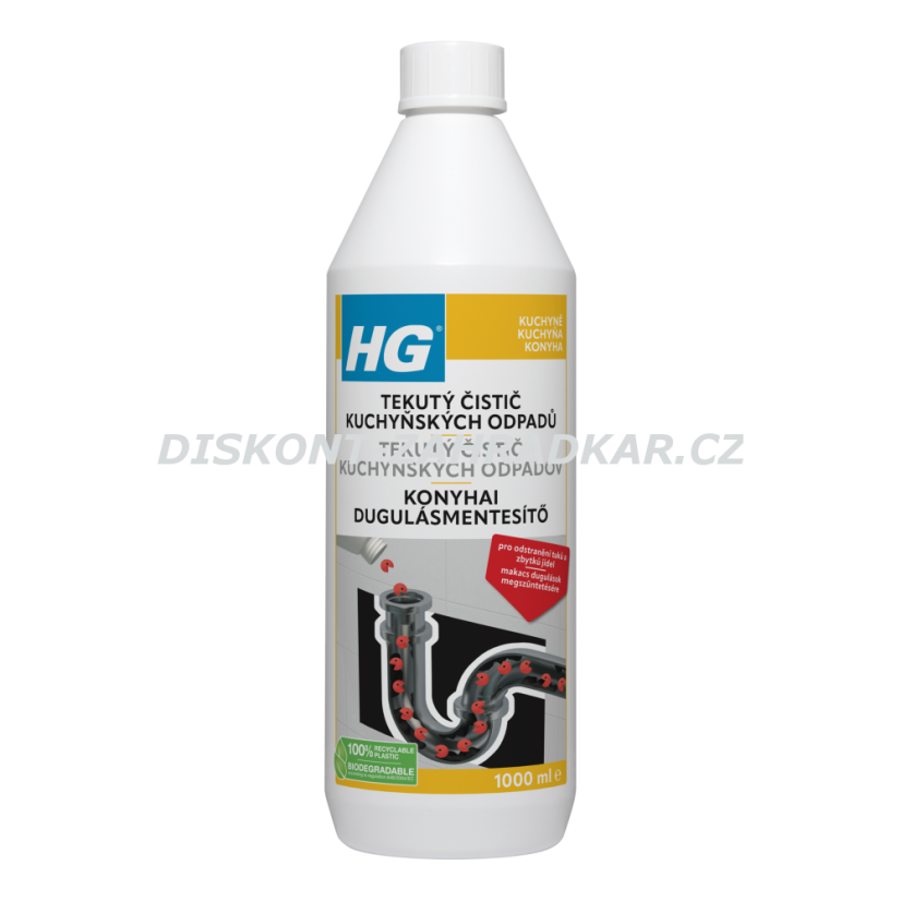 HG 48110 Tekutý bio čistič kuchyňských odpadů 1000ml