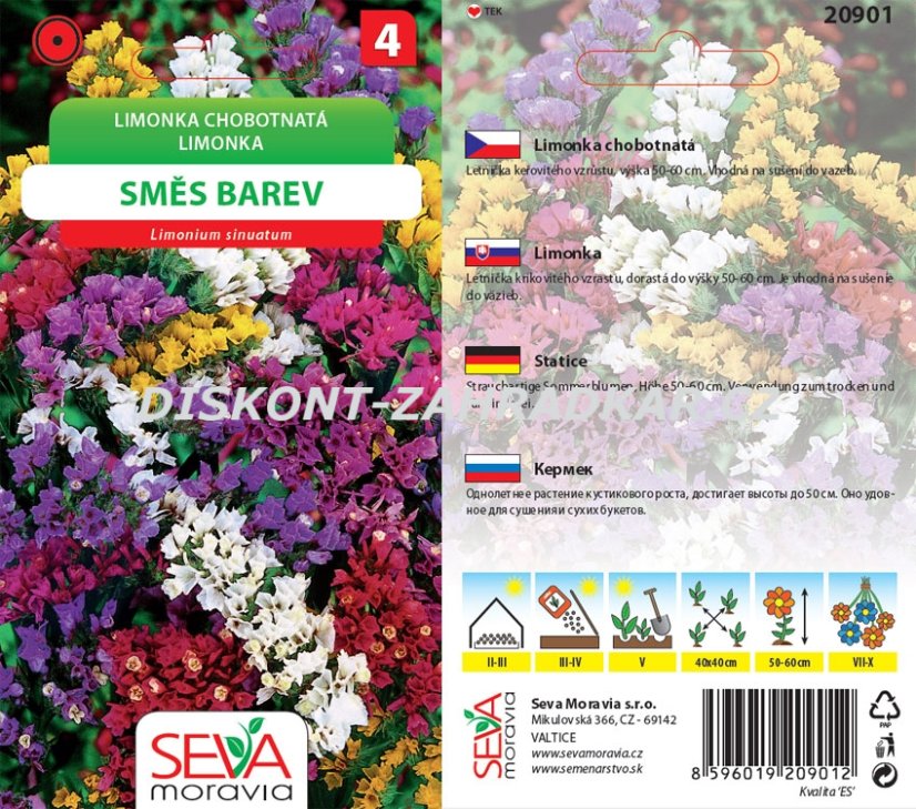 20901 Limonka chob. Směs barev 0,2g / 4207