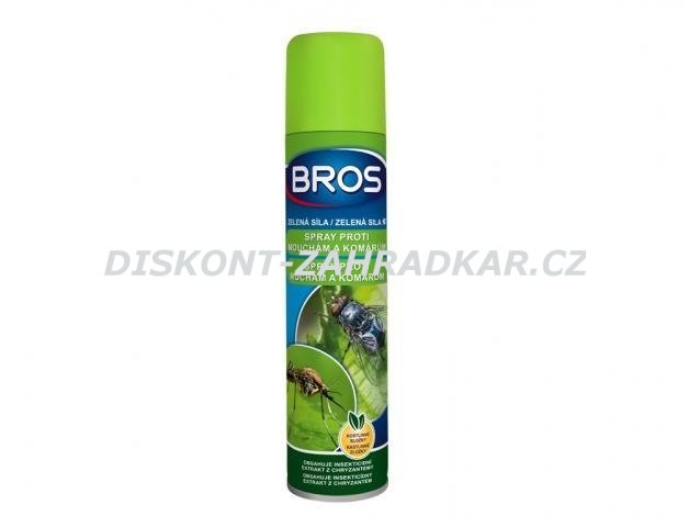 Bros Zelená síla Sprej proti mouchám a komárům 300 ml