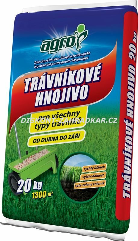 Trávníkové hnojivo pytel 20 kg