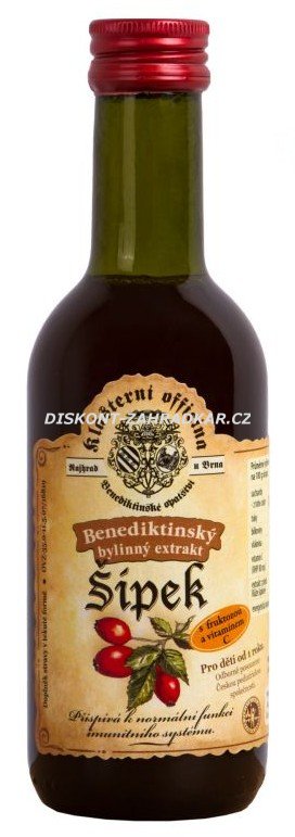 Bylinný fruktózový sirup ŠÍPEK 290 g Bylinný fruktózový sirup ŠÍPEK 290 g